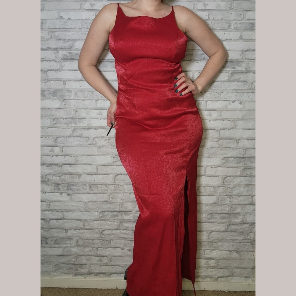 Vintage Rampage Red Maxi Dress